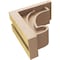 Ekena Millwork 4"W x 8"D x 8"H Classic Alma Rough Cedar Woodgrain TimberThane Corbel, Primed Tan CORUR04X08X08ALMRCPR - alternate 4